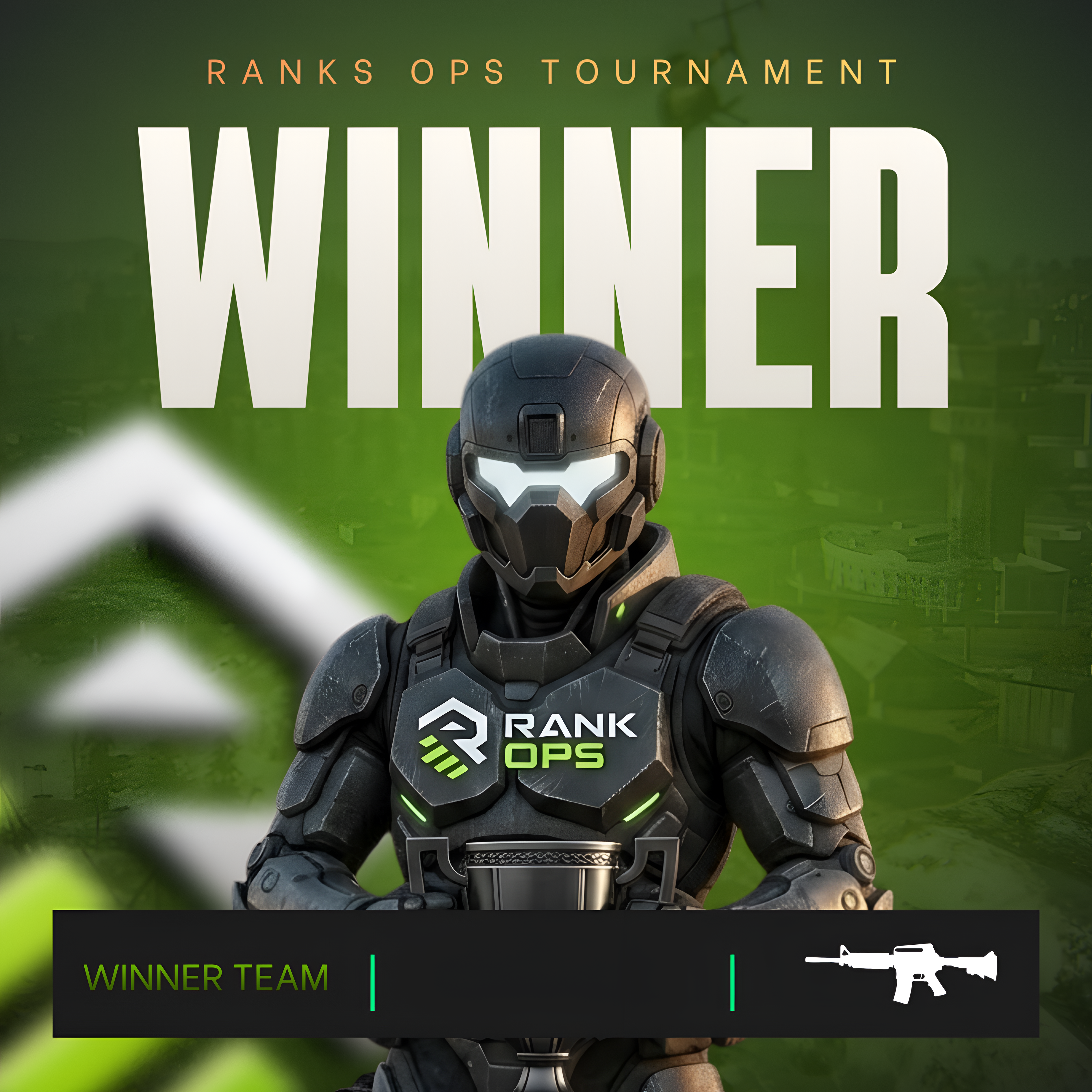 Ejemplo de anuncio campeón RankOps